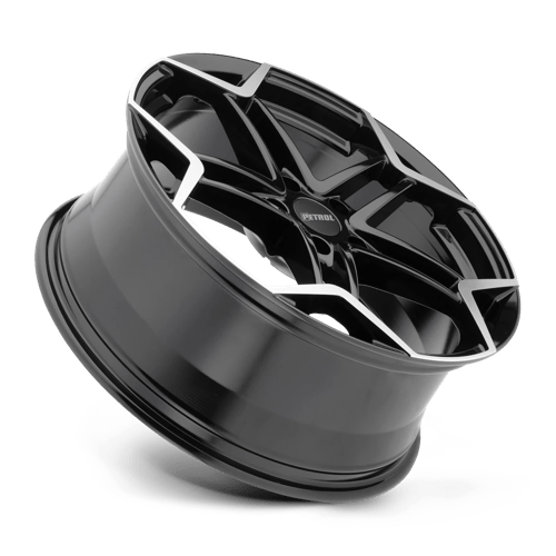 P1A 18X8 5X112 72.1 +40 G-BLK-MACH by Petrol Wheels