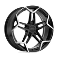 PE P1A 19X8 5X4.5 76 G-BLK MACH +40 by Petrol Wheels