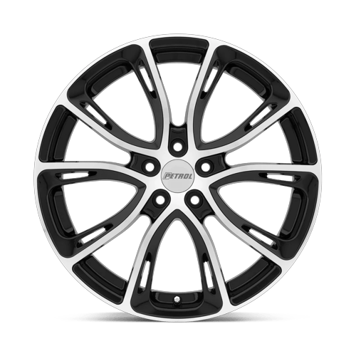 P5A 17X7.5 5X100 72.1 +35 G-BLK-MACH by Petrol Wheels