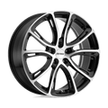 P5A 17X7.5 5X100 72.1 +35 G-BLK-MACH by Petrol Wheels