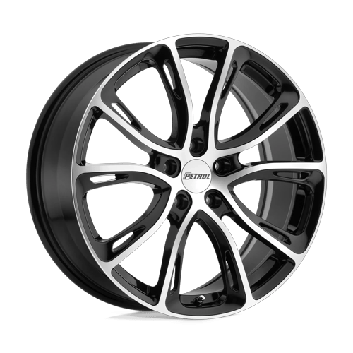 P5A 17X7.5 5X100 72.1 +35 G-BLK-MACH by Petrol Wheels