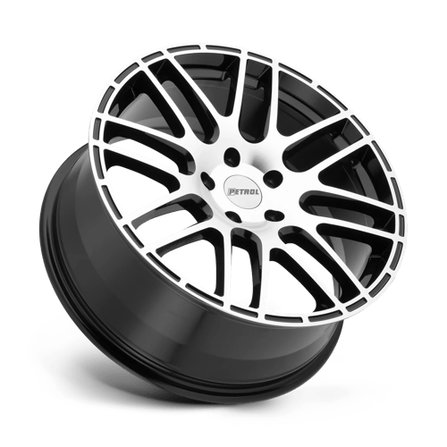 P6A 17X7.5 5X100 72.1 +35 G-BLK-MACH by Petrol Wheels