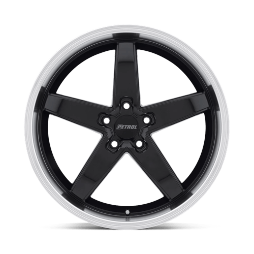 PE P1B 18X8 5X4.5 76 G-BLK MACH +40 by Petrol Wheels