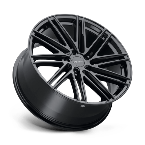 P1C 17X8 5X110 72.1 +40 G-BLK by Petrol Wheels