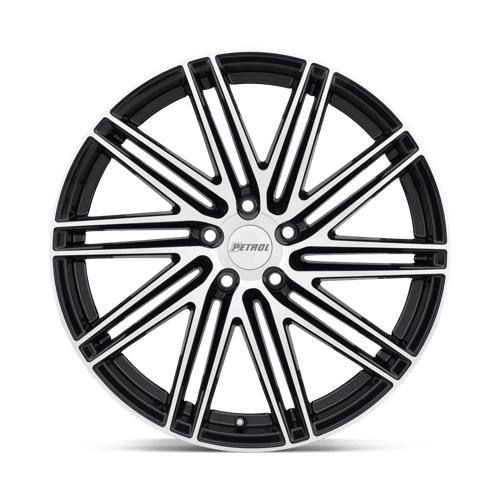 P1C 17X8 5X110 72.1 +40 G-BLK-MACH by Petrol Wheels