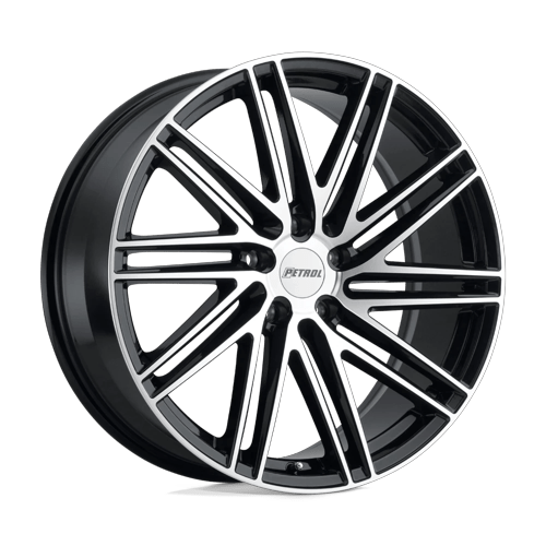 PE P1C 17X8 5X4.5 76 G-BLK MACH +40 by Petrol Wheels