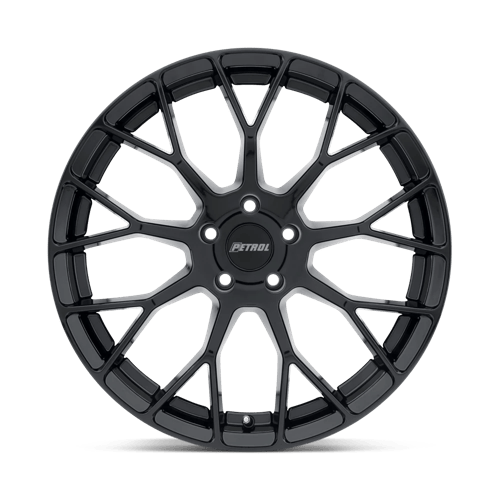 P2B 16X7 5X100 72.1 +40 G-BLK by Petrol Wheels