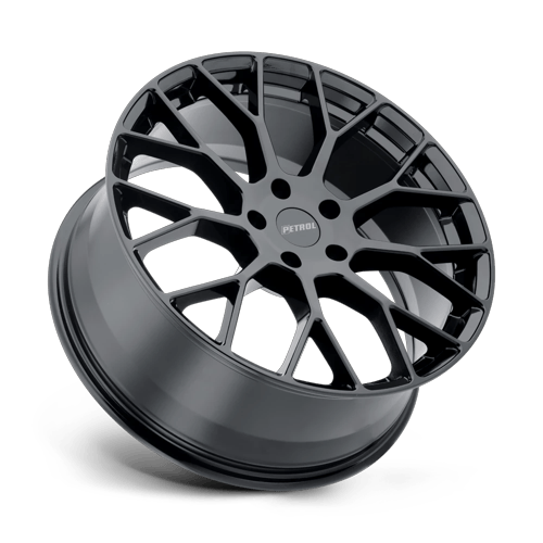 P2B 17X8 5X112 72.1 +32 G-BLK by Petrol Wheels