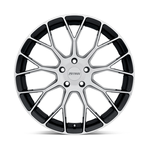 P2B 15X7 4X100 72.1 +40 G-BLK-MACH by Petrol Wheels