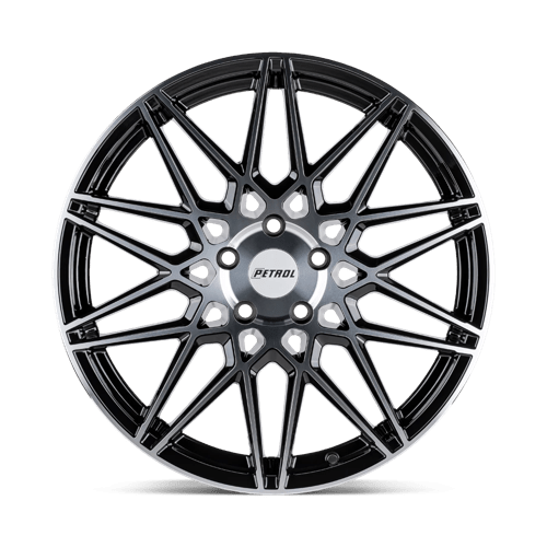 PE P3C 20X8.5 5X115 76 G-BLK MACH +40 by Petrol Wheels