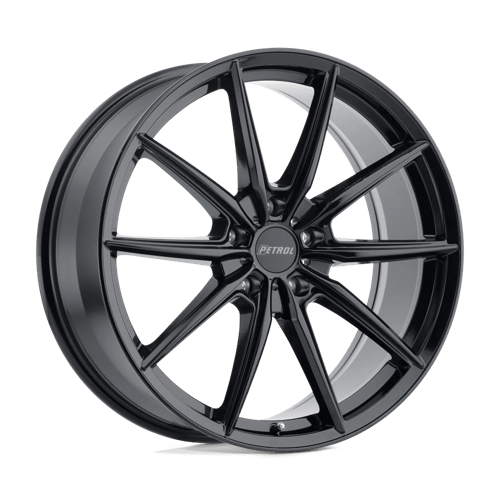 P4B 17X8 5X110 72.1 +40 G-BLK by Petrol Wheels