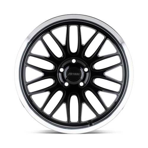 P4C 17X8 5X105 72.1 +40 G-BLK-MACH by Petrol Wheels