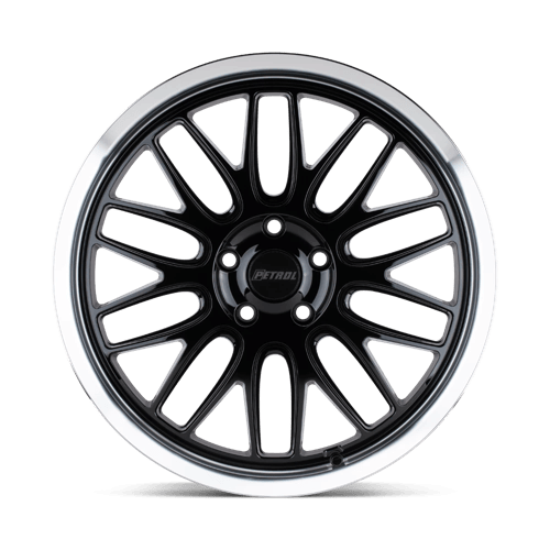 PE P4C 17X8 5X4.5 76 G-BLK MACH +40 by Petrol Wheels