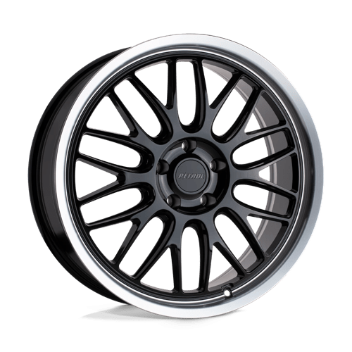 PE P4C 17X8 5X112 66 G-BLK MACH +40 by Petrol Wheels