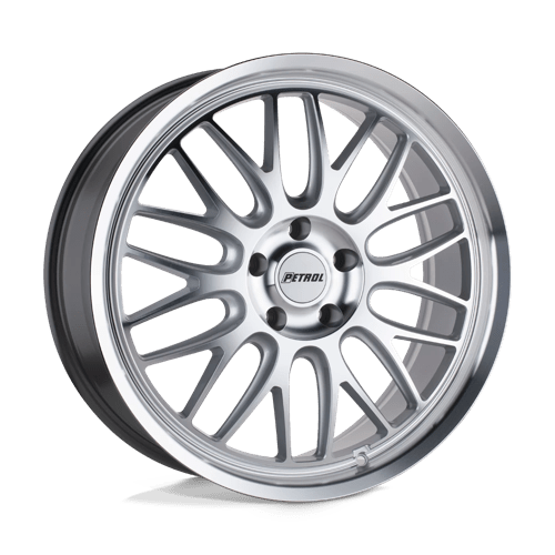 PE P4C 16X7 5X112 66 SLV-MACH +40 by Petrol Wheels