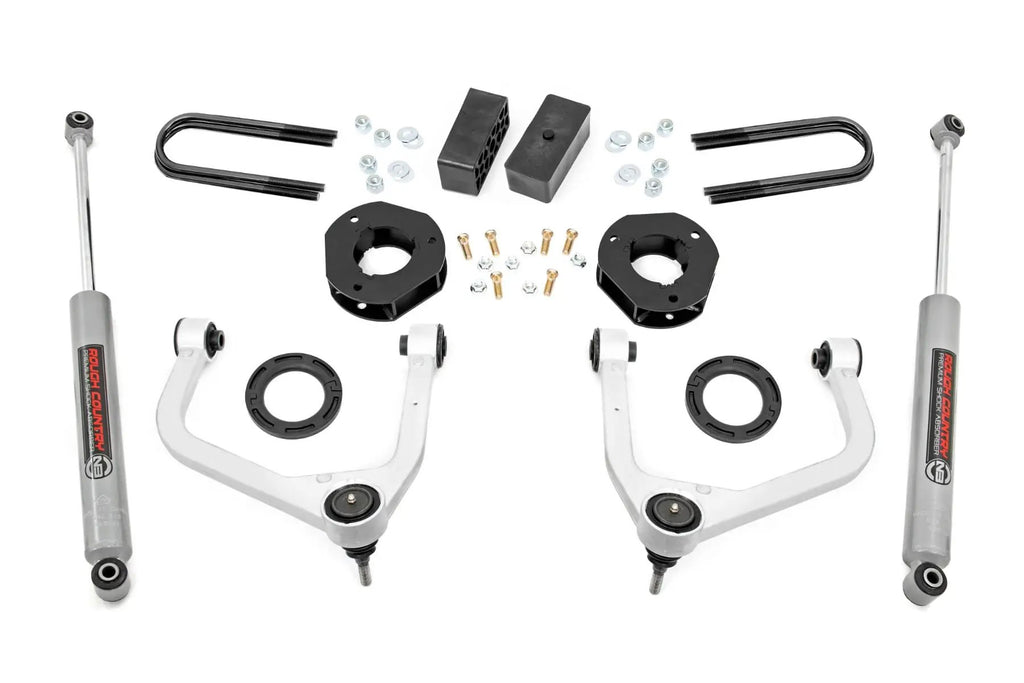 3.5 Inch Lift Kit | Mono Leaf Rear | GMC Sierra 1500 2WD/4WD (2019-2024) by Rough Country