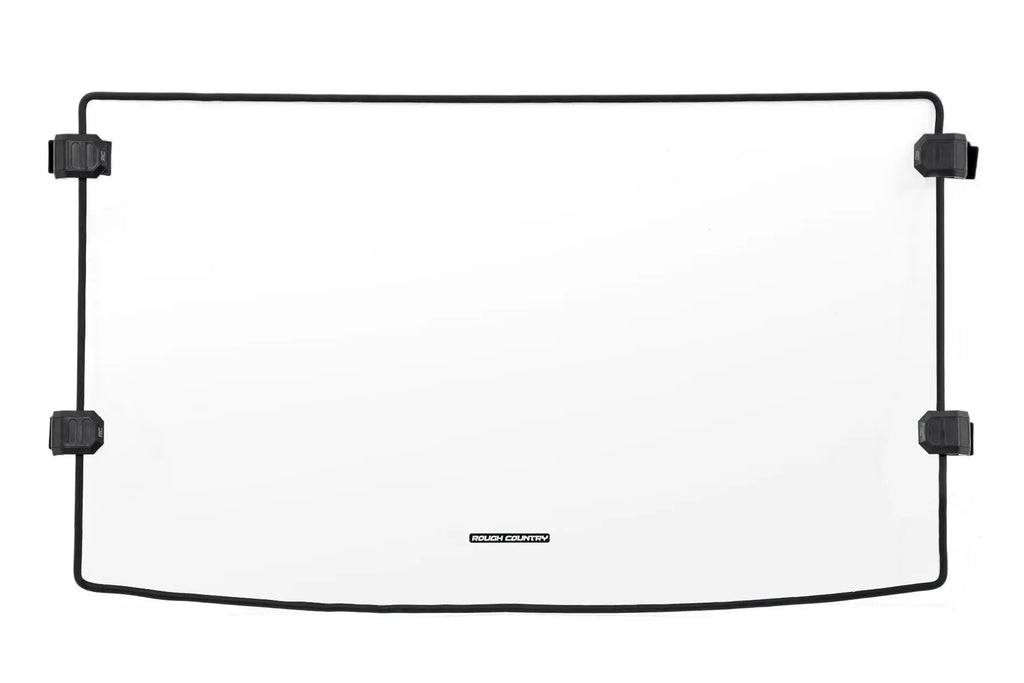 Full Windshield | Scratch Resistant | Mid Size | Polaris Ranger 500/Ranger 800 Mid-Size by Rough Country