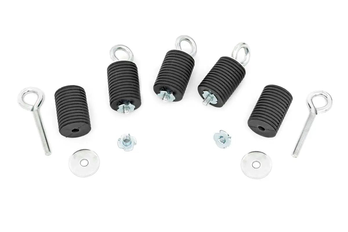 Bed Tie Down Kit | 1-7/16" Diameter | 5 Pieces | Polaris Ranger XP 900/XP 1000/General by Rough Country