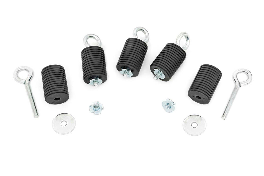Bed Tie Down Kit | 1-7/16" Diameter | 5 Pieces | Polaris Ranger XP 900/XP 1000/General by Rough Country