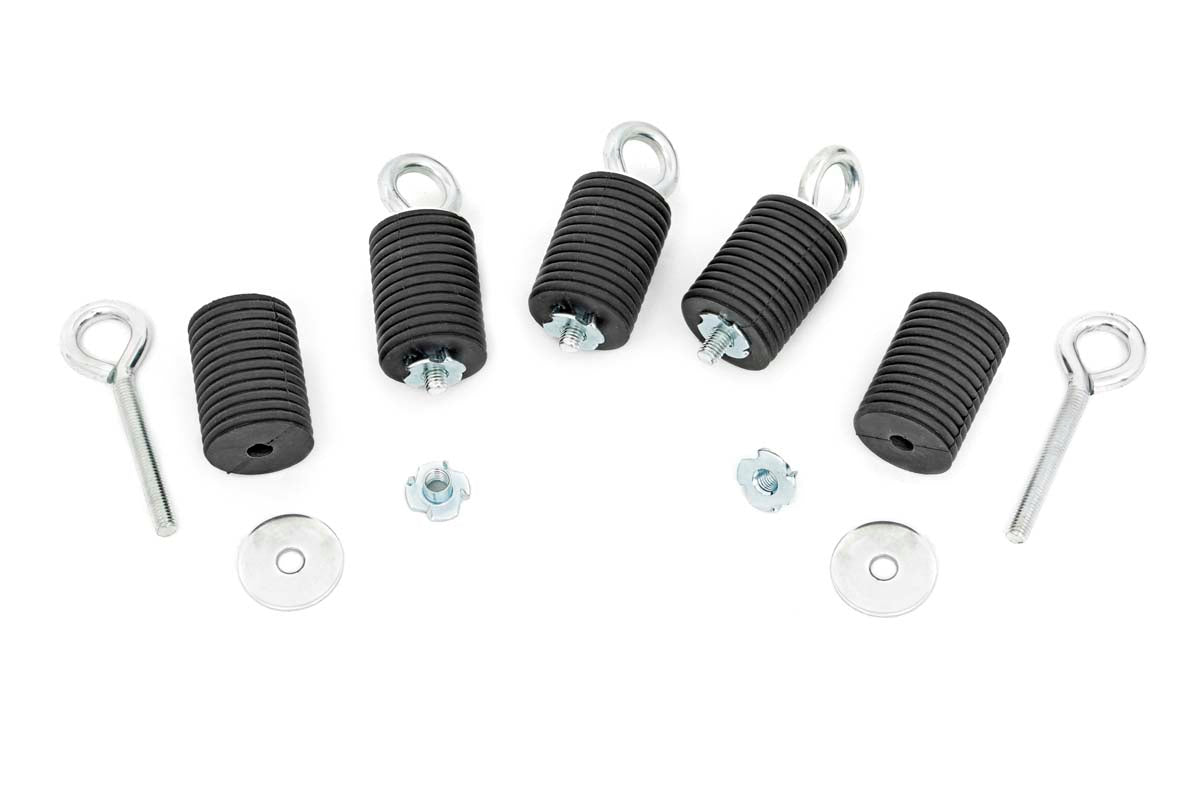 Bed Tie Down Kit | 1-7/16" Diameter | 5 Pieces | Polaris Ranger XP 900/XP 1000/General by Rough Country