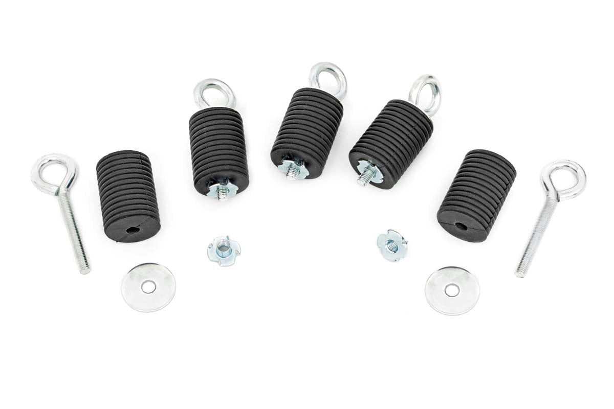 Bed Tie Down Kit | 1-7/16" Diameter | 5 Pieces | Polaris Ranger XP 900/XP 1000/General by Rough Country
