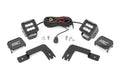 LED Light | Under Bed Mount | 2" Black Pair | Flood | Polaris XPEDITION ADV 5 by Rough Country