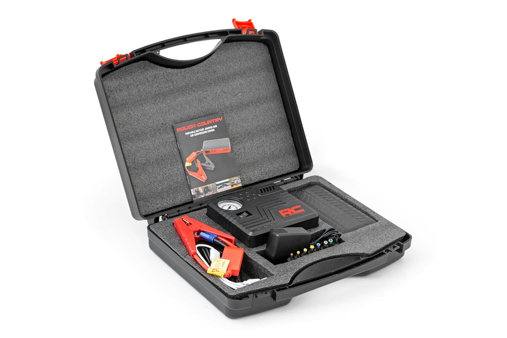Battery Jumper And Air Compressor Combo by Rough Country