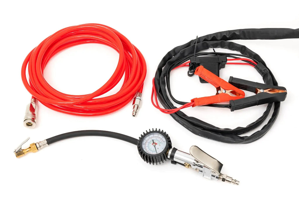 Portable Twin Motor Air Compressor w/Carry Case | 12 Volt | 150PSI | 6.16 CFM by Rough Country