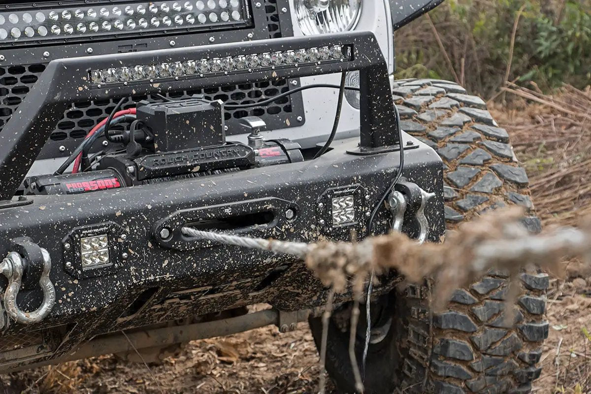 9500-Lb Pro Series Winch | Synthetic Rope by Rough Country