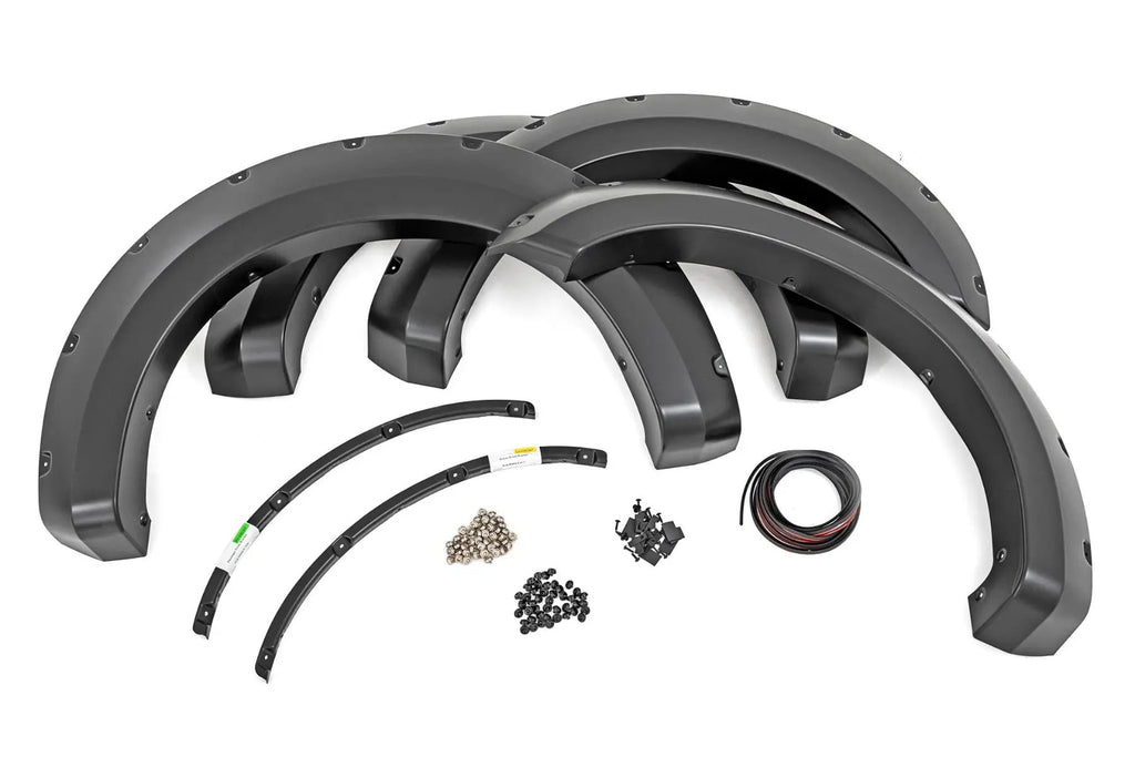 Pocket Fender Flares | Ford F-250/F-350 Super Duty 2WD/4WD (2017-2022) by Rough Country