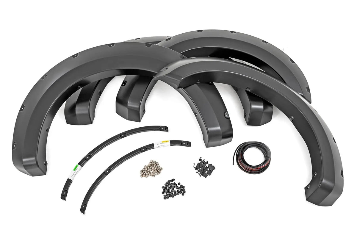 Pocket Fender Flares | Ford F-250/F-350 Super Duty 2WD/4WD (2017-2022) by Rough Country