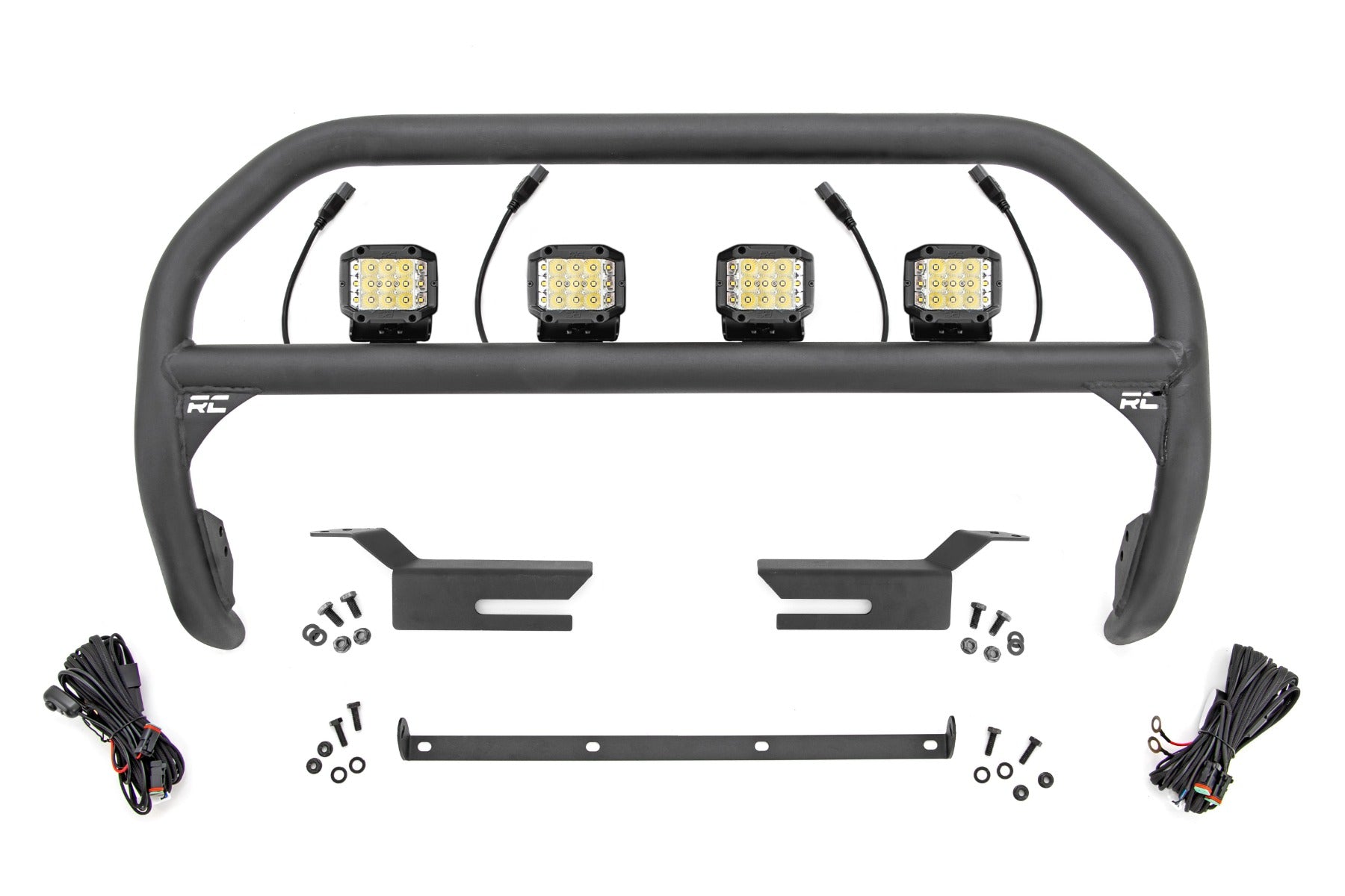 Nudge Bar | 3 Inch Wide Angle Led (x4) | Ford Bronco 4WD (2021-2026) by Rough Country
