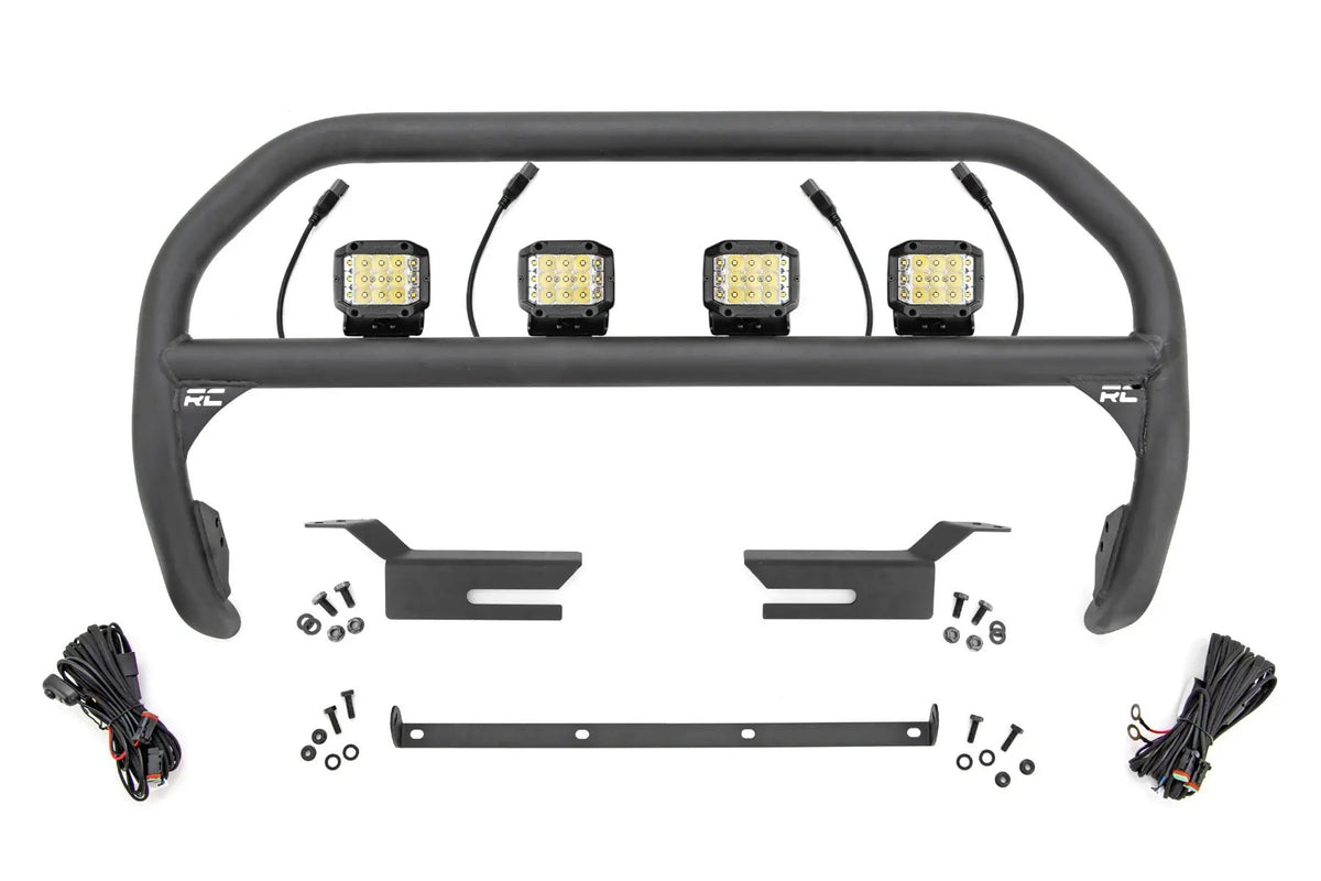Nudge Bar | 3 Inch Wide Angle Led (x4) | Ford Bronco 4WD (2021-2026) by Rough Country
