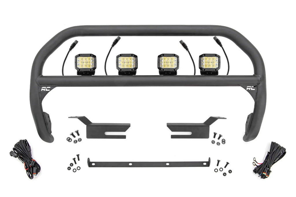 Nudge Bar | 3 Inch Wide Angle Led (x4) | Ford Bronco 4WD (2021-2026) by Rough Country