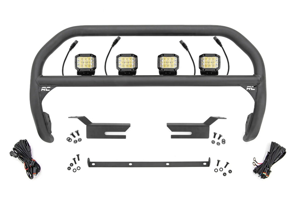 Nudge Bar | 3 Inch Wide Angle Led (x4) | Ford Bronco 4WD (2021-2026) by Rough Country