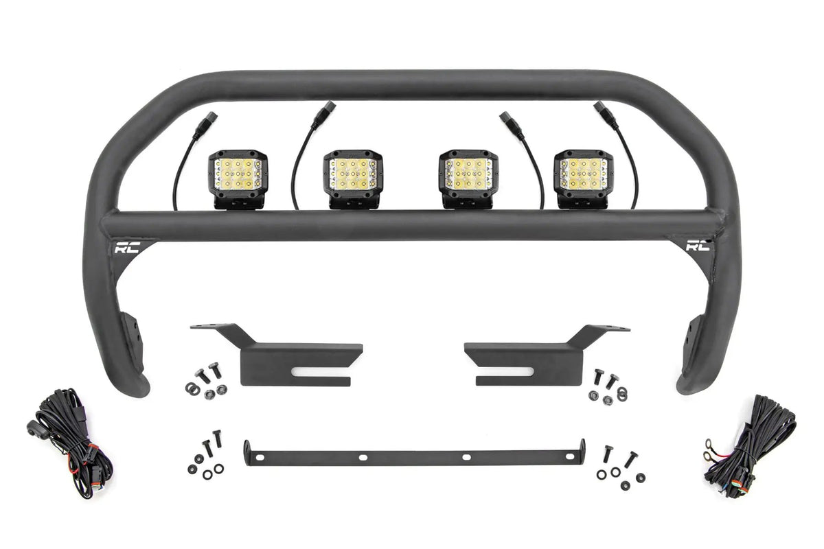 Nudge Bar | 3 Inch Wide Angle Led (x4) | Ford Bronco 4WD (2021-2026) by Rough Country