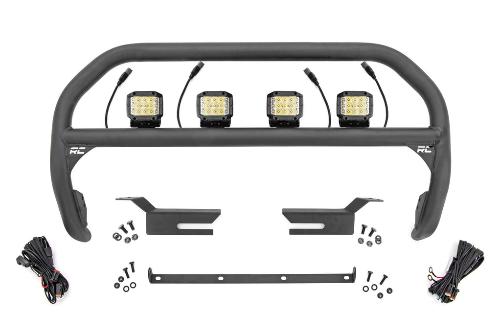 Nudge Bar | 3 Inch Wide Angle Led (x4) | Ford Bronco 4WD (2021-2026) by Rough Country