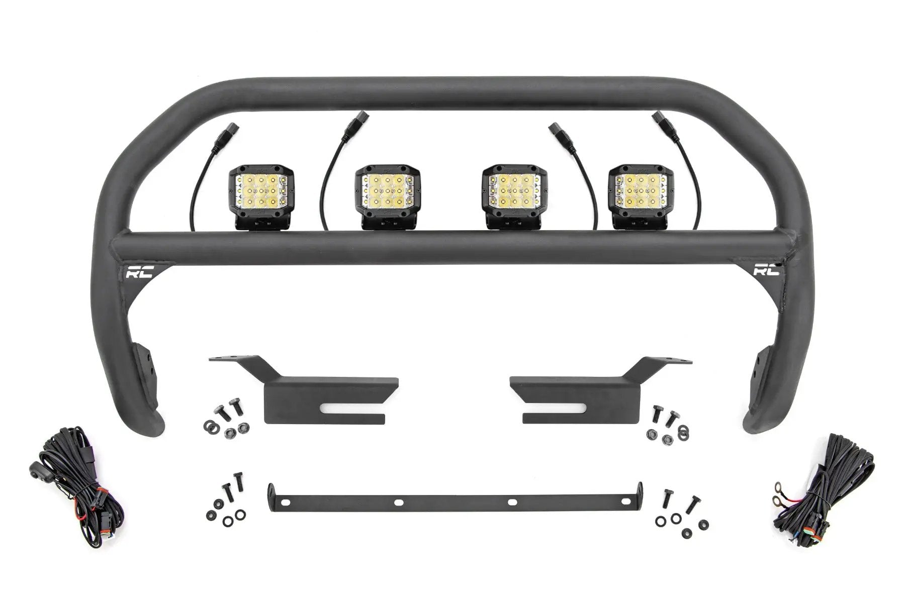 Nudge Bar | 3 Inch Wide Angle Led (x4) | Ford Bronco 4WD (2021-2026) by Rough Country