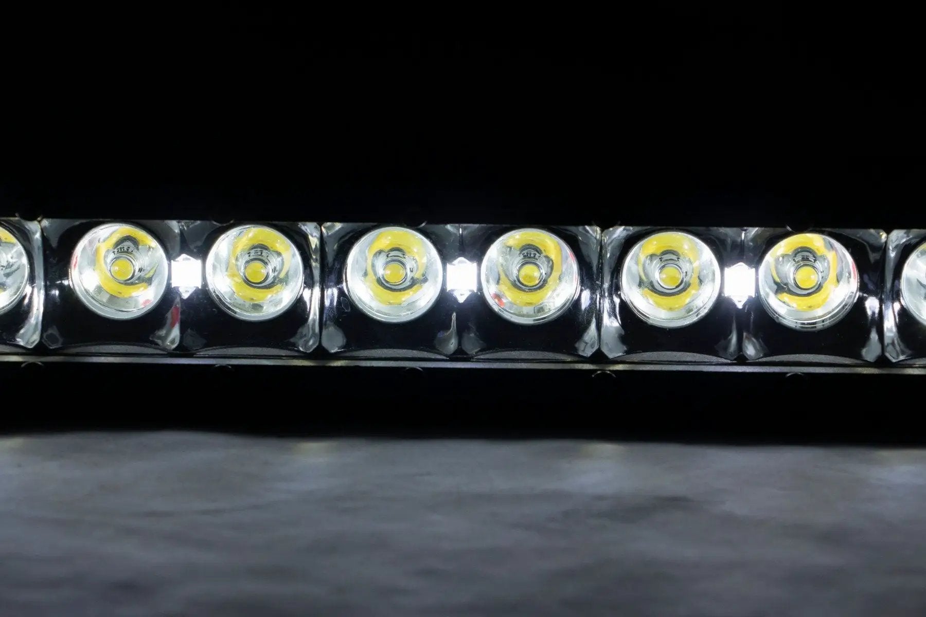 30 Inch Black Series LED Light Bar | Curved | Single Row | Cool White DRL