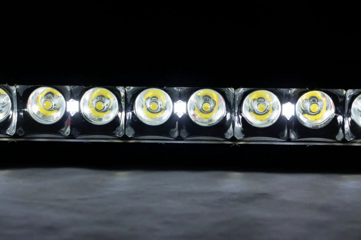 8 Inch Black Series LED Light Bar | Single Row | Cool White DRL by Rough Country
