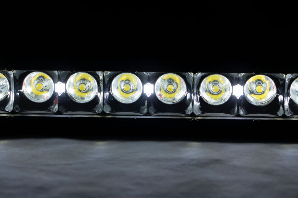 8 Inch Black Series LED Light Bar | Single Row | Cool White DRL | Pair by Rough Country