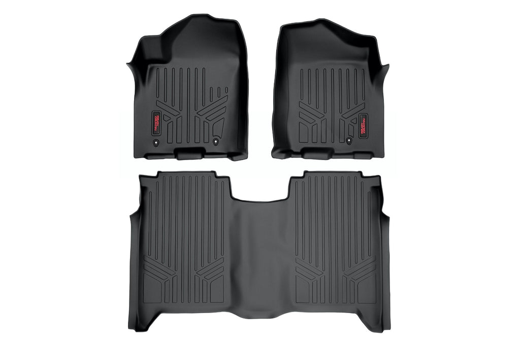 Floor Mats | FR & RR | Crew Cab | Nissan Titan 2WD/4WD (2004-2015) by Rough Country