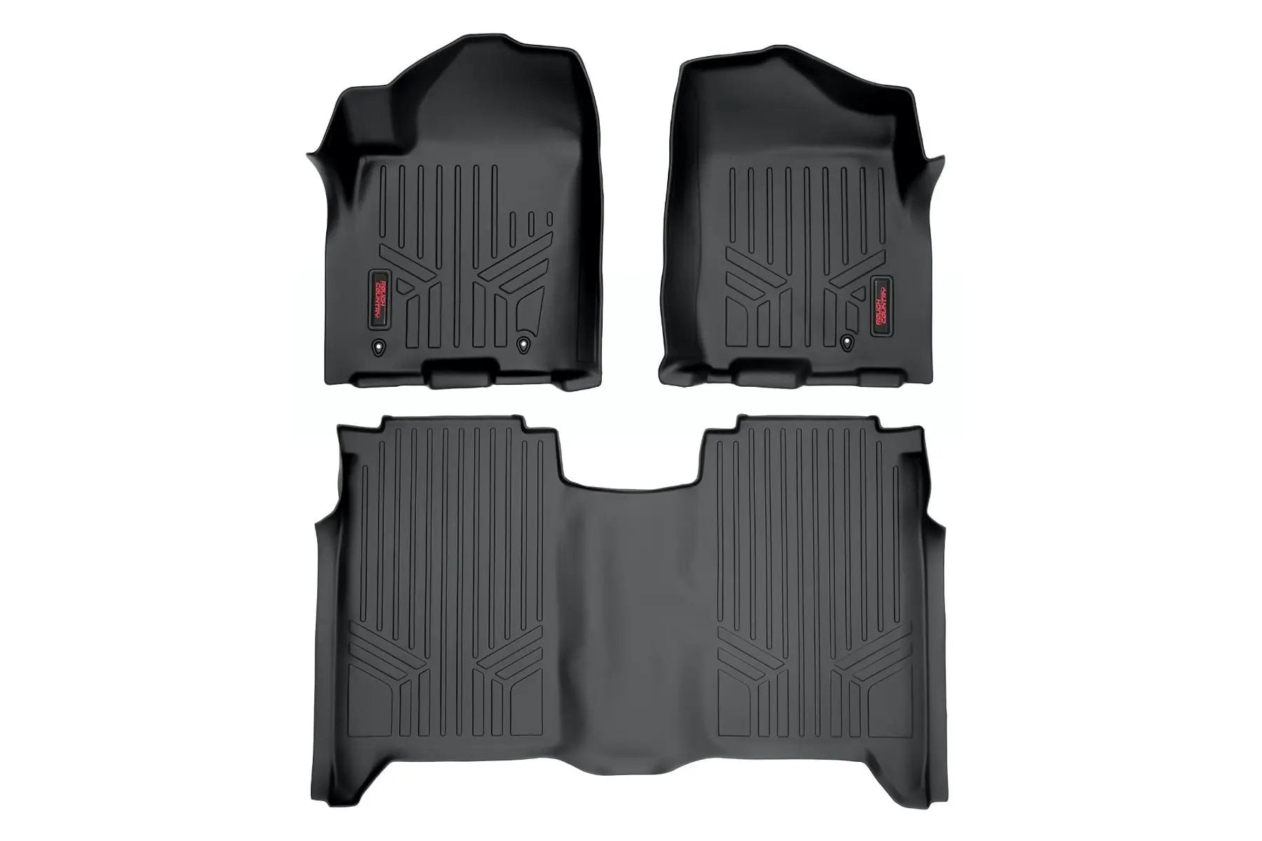 Floor Mats | FR & RR | Crew Cab | Nissan Titan 2WD/4WD (2004-2015) by Rough Country