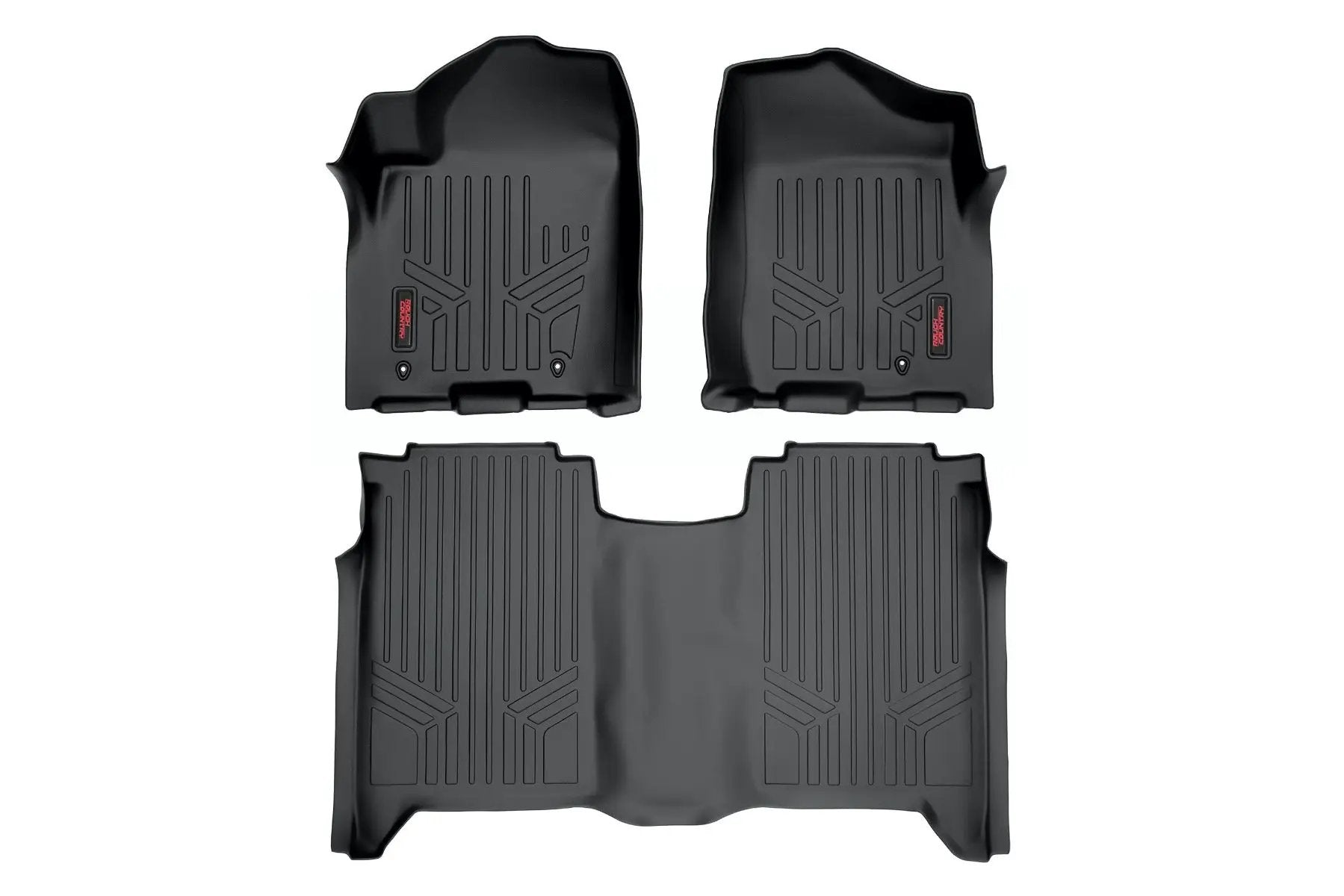 Floor Mats | FR & RR | Crew Cab | Nissan Titan 2WD/4WD (2004-2015) by Rough Country