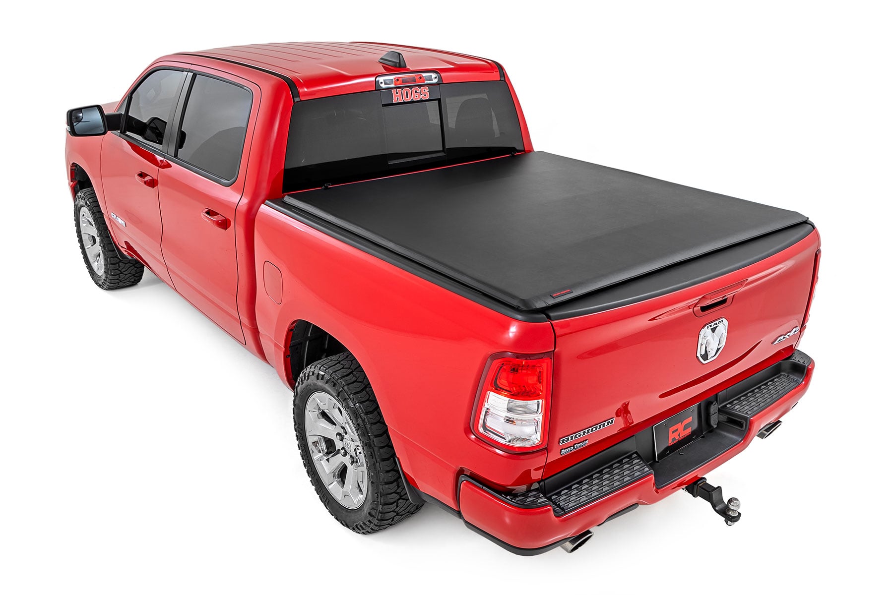 Soft Roll Up Bed Cover | 5'7" Bed | No Rambox | Ram 1500 (19-26)/1500 TRX (21-24) by Rough Country