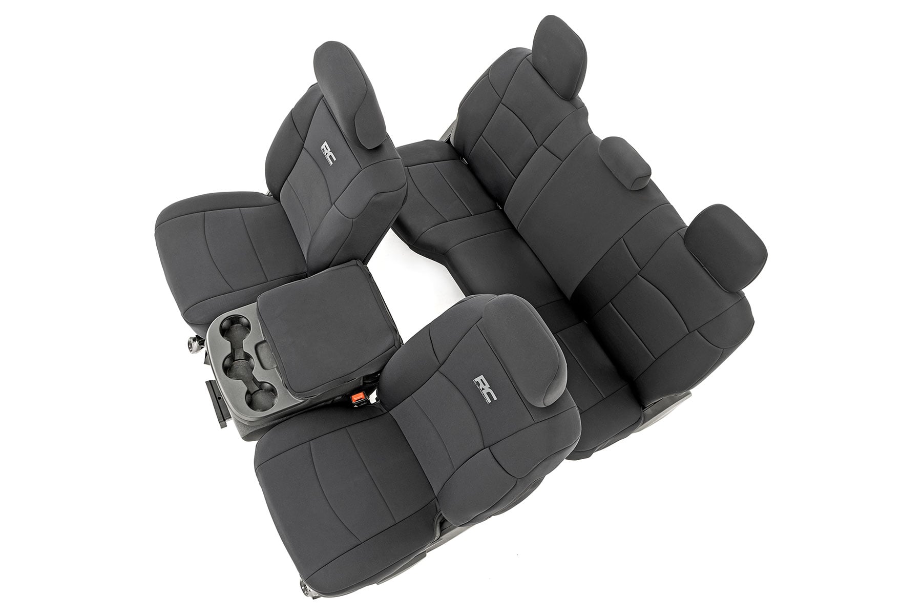 Seat Covers | Bucket Seats | FR & RR | Ram 2500 2WD/4WD (2019-2026) by Rough Country