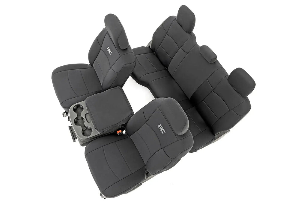 Seat Covers | FR & RR | 60/40 Rear Seat | Ram 2500 2WD/4WD (2019-2026) by Rough Country