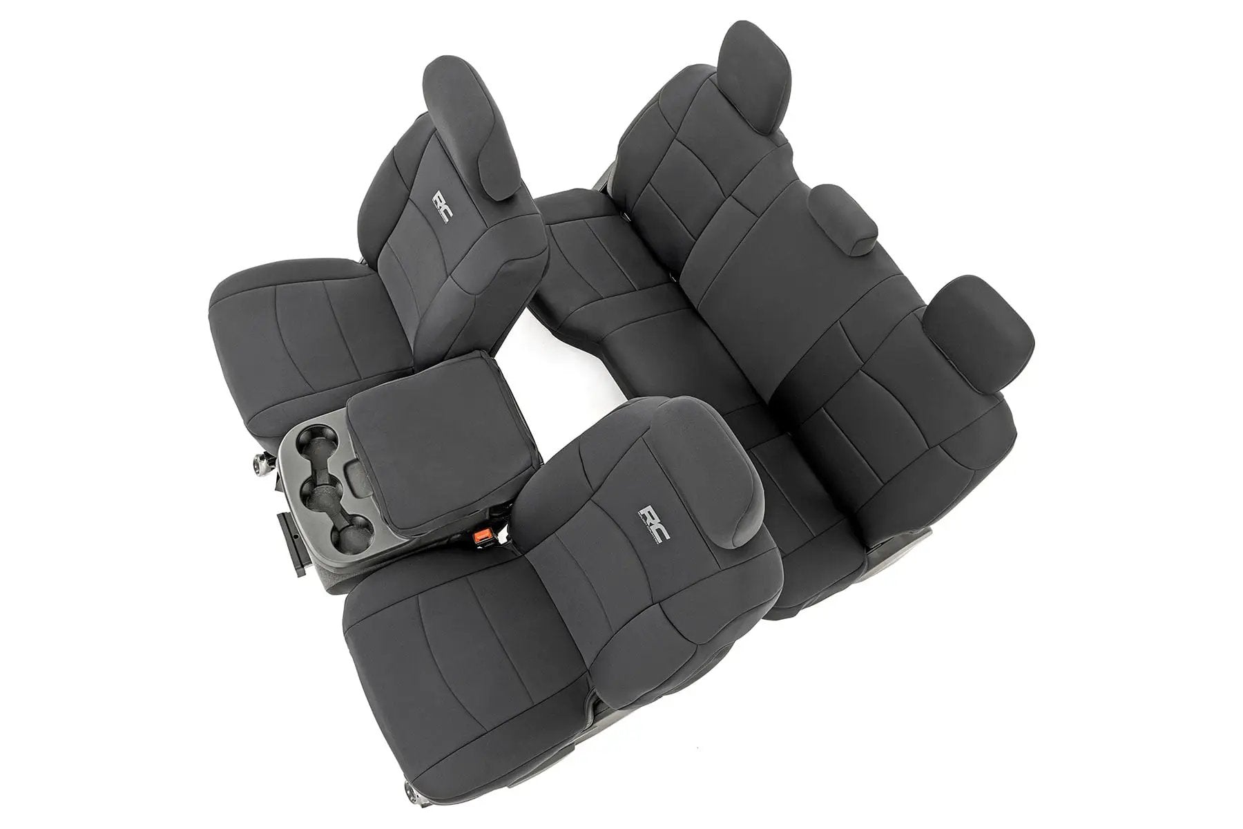 Seat Covers | FR & RR | 60/40 Rear Seat | Ram 2500 2WD/4WD (2019-2026) by Rough Country