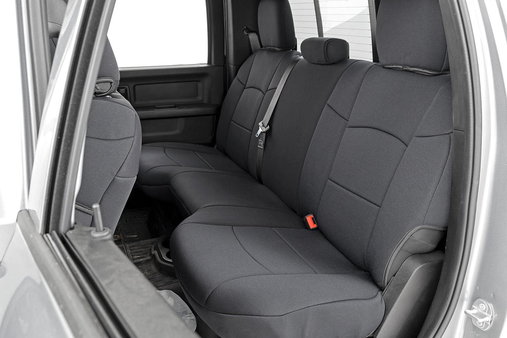 Seat Covers | FR & RR | 60/40 Rear Seat | Ram 2500 2WD/4WD (2019-2026) by Rough Country