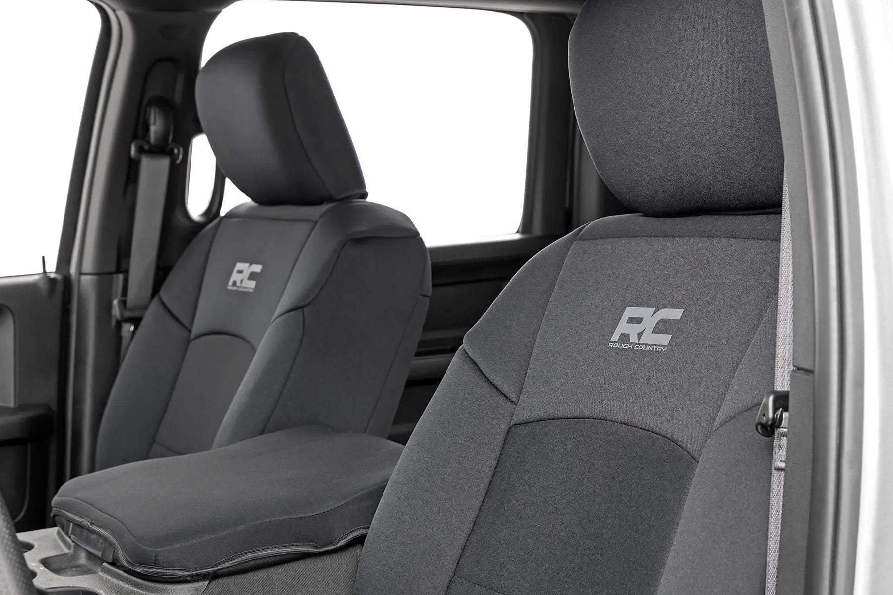 Seat Covers | FR & RR | 60/40 Rear Seat | Ram 2500 2WD/4WD (2019-2026) by Rough Country